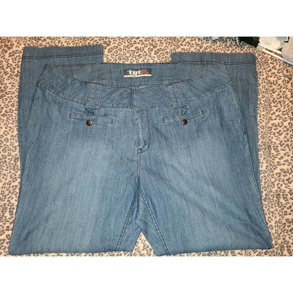 Tyte Straight Jeans Women's Size 23 Denim Cotton Blend Pockets Regular Fit  (AJ) - Picture 1 of 5